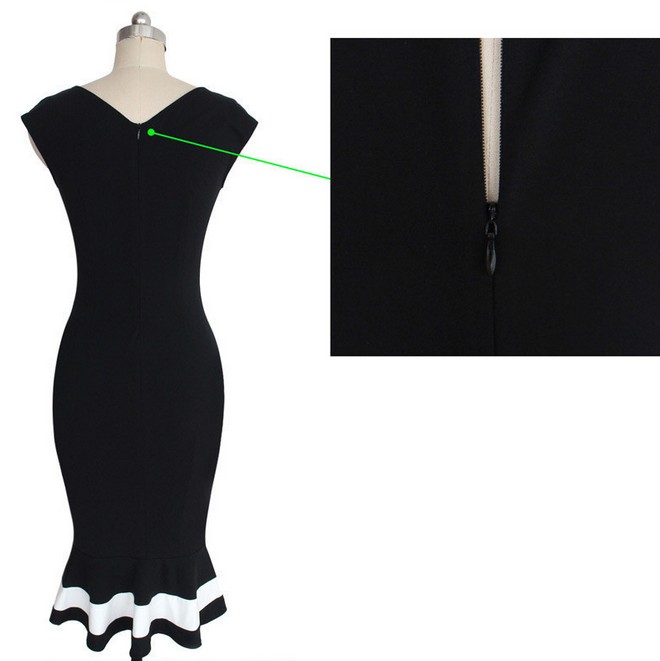 F2491 ladies corset dress sexy spell color Slim sleeveless dress fishtailnd